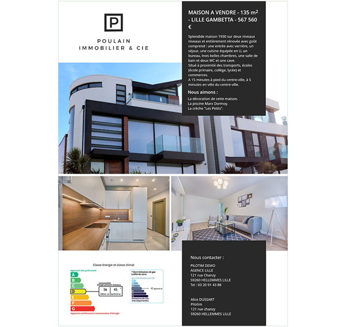 Flyers immobiliers