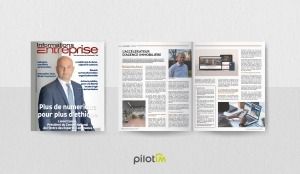 Pilotim dans le magazine Informations entreprise