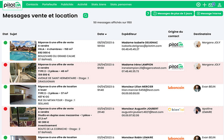 Centralisez tous vos messages et automatisez vos réponses avec Pilotim